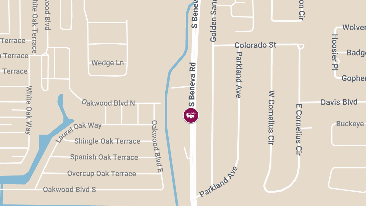 Injury Accident Reported on S Beneva Rd