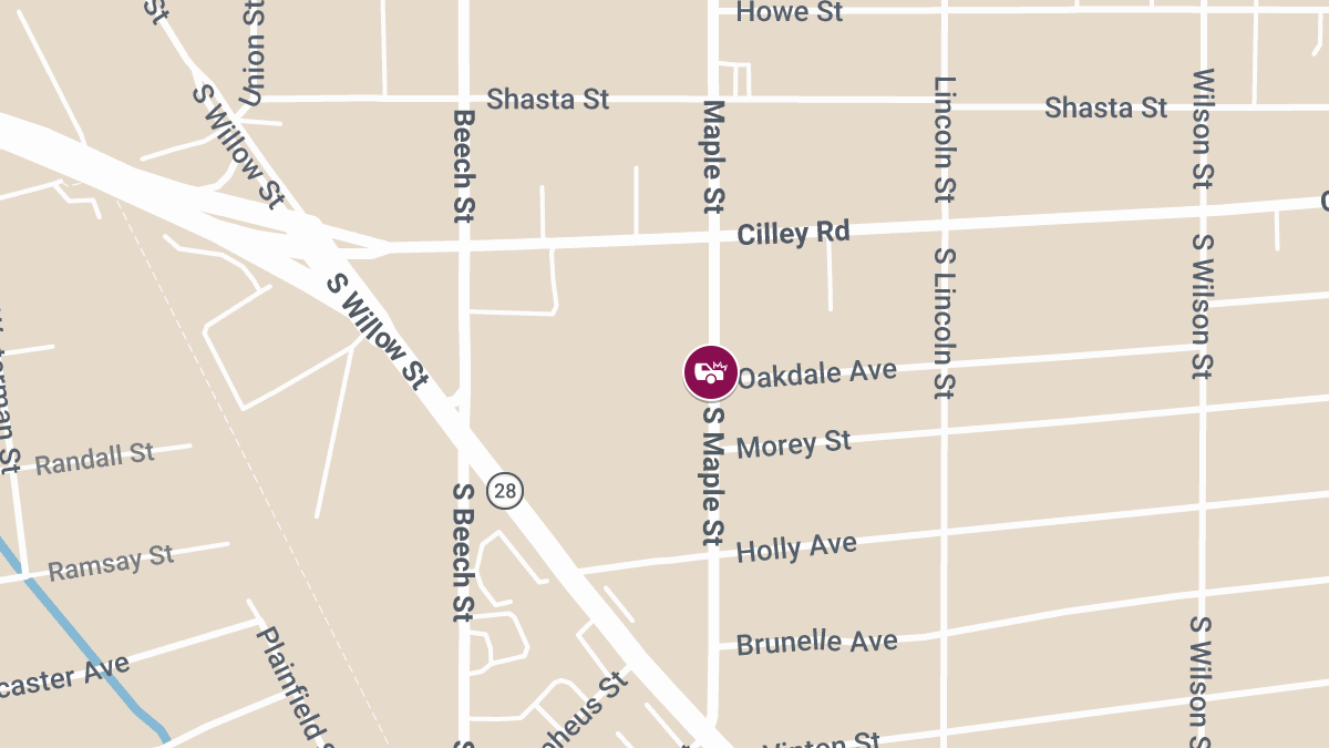 Injury Accident Reported on S Maple St