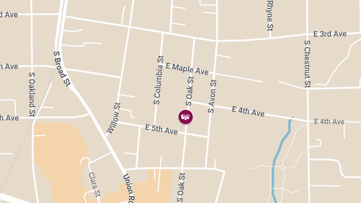 Injury Accident Reported on S Oak St