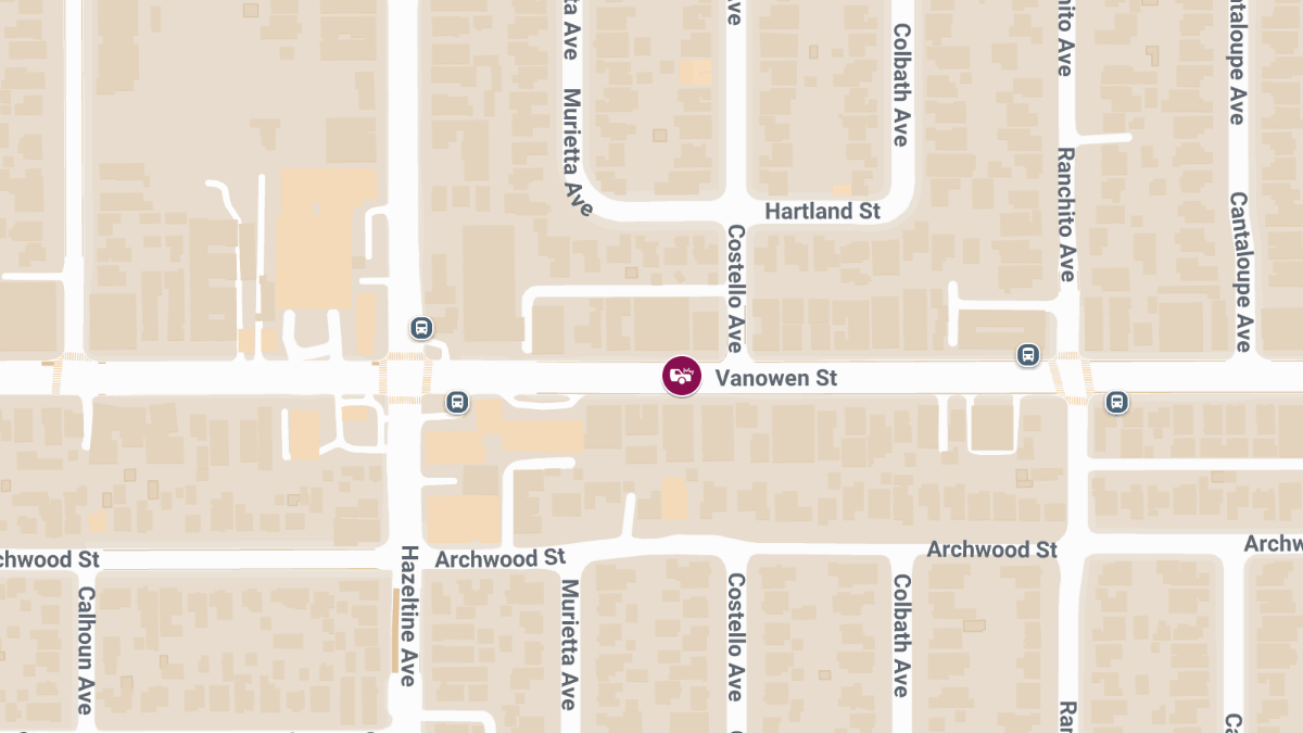 Injury Accident Reported on Vanowen St in Van Nuys