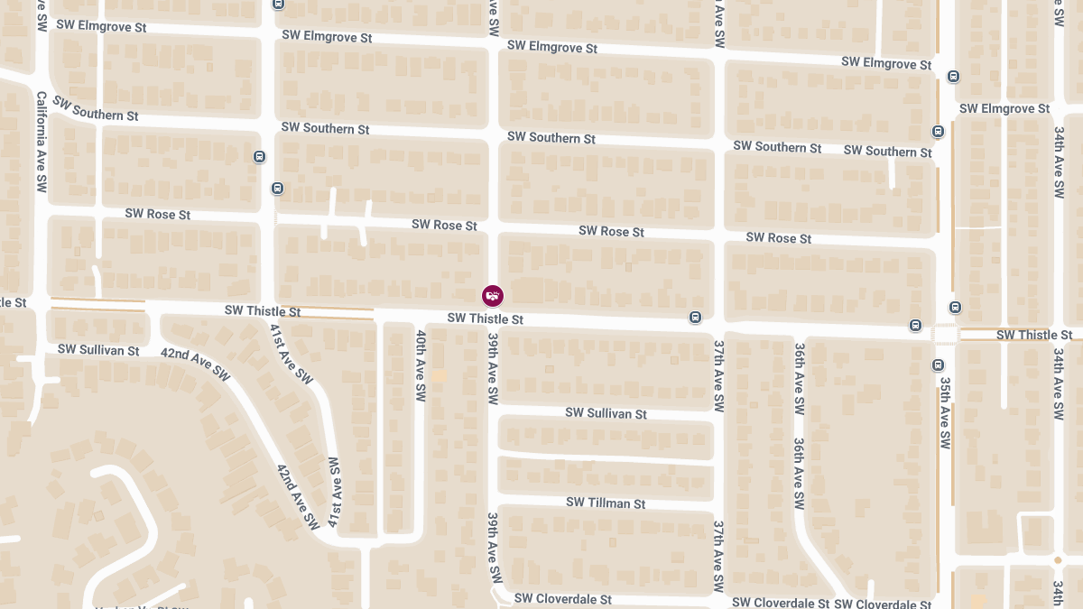 Injury Accident at 39th Ave SW & Thistle St