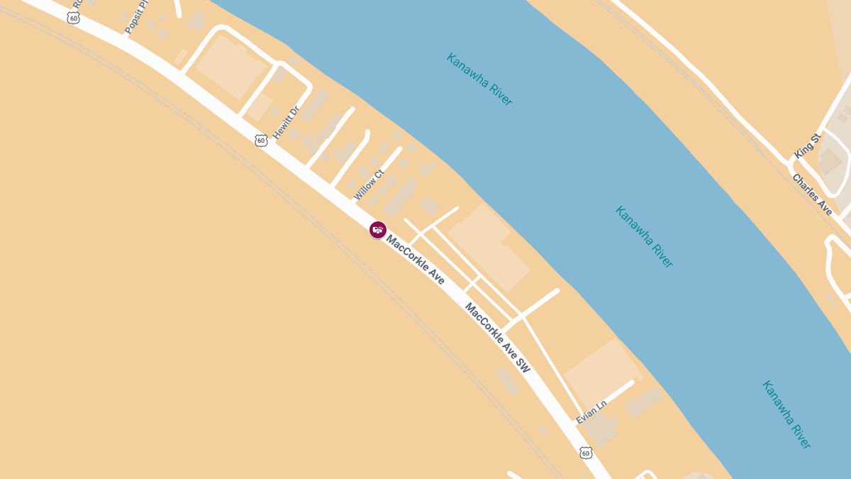 Injury Accident at 6400 MacCorkle Ave SW