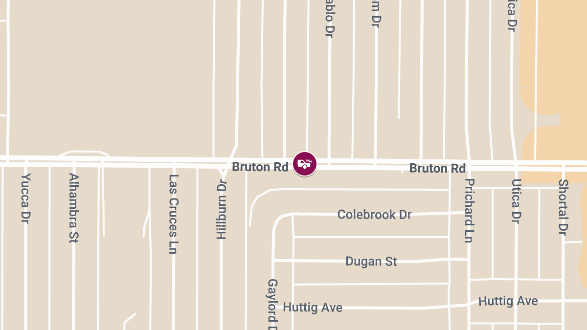 Injury Accident at 7000 Bruton Rd