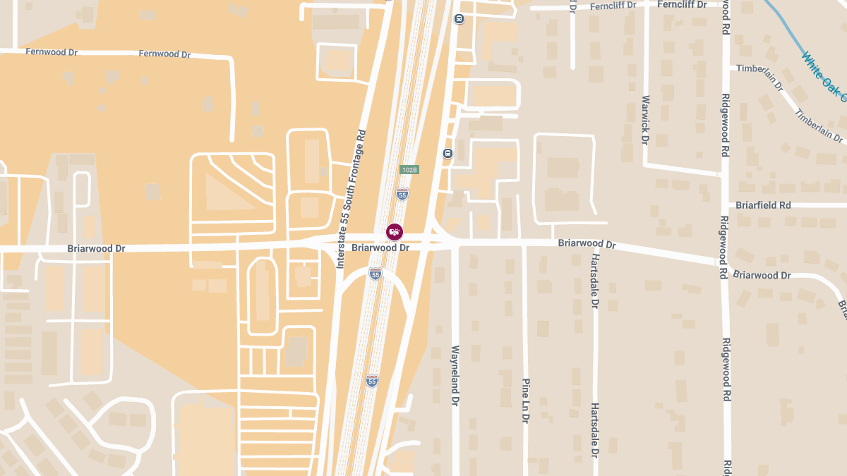 Injury Accident at Briarwood Dr & I-55