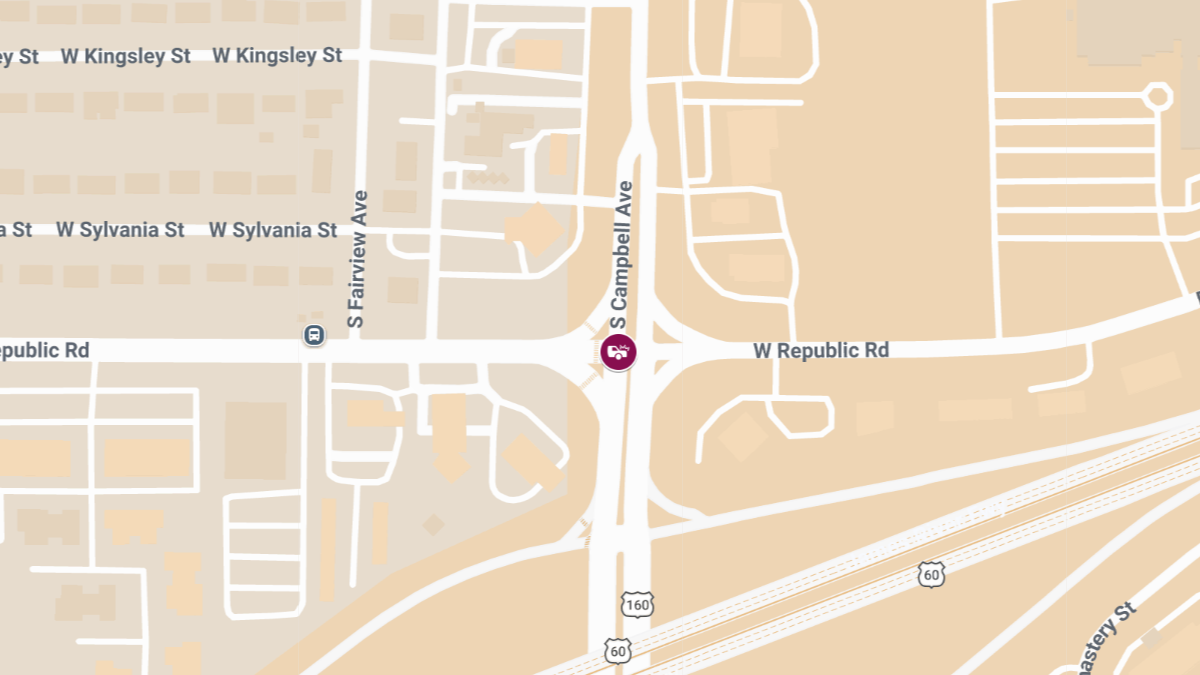 Injury Accident at Campbell Ave & Republic Rd