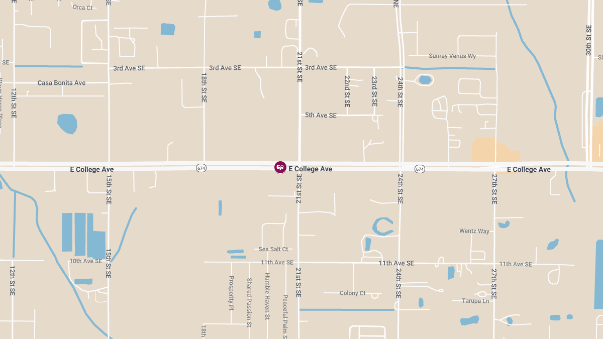 Injury Accident at College Ave E