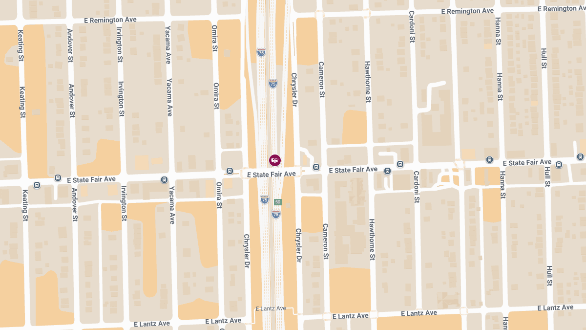 Injury Accident at E State Fair Ave & I-75