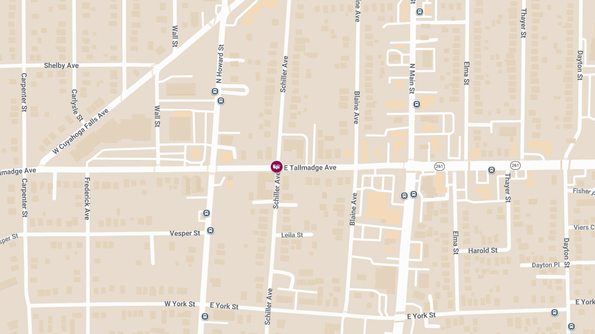 Injury Accident at E Tallmadge Ave & Schiller Ave