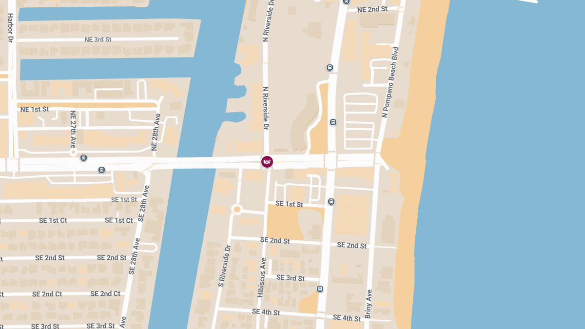 Injury Accident at Hibiscus Ave & E Atlantic Blvd