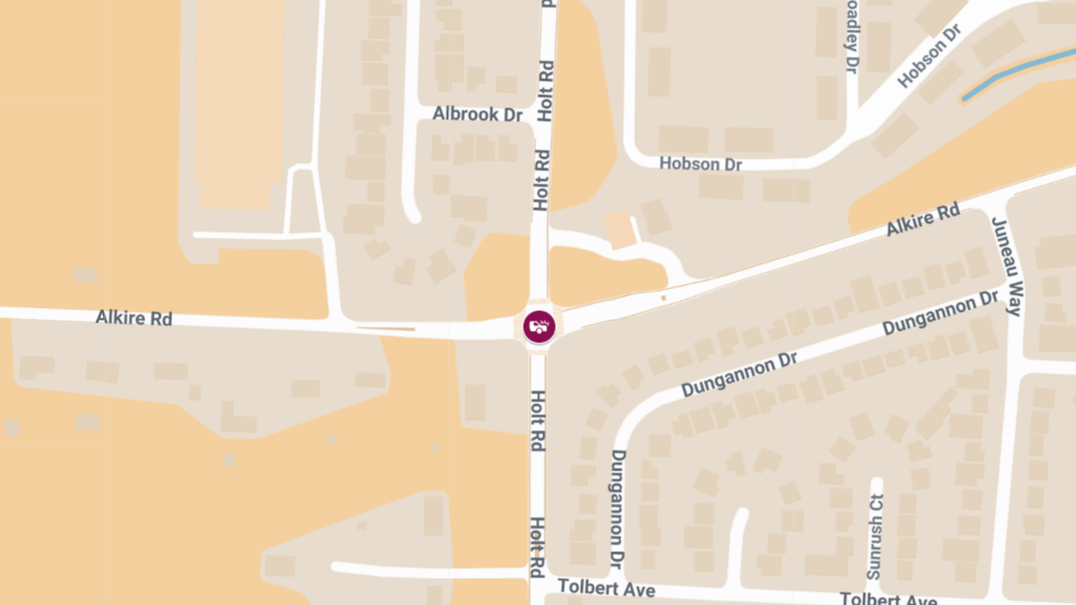 Injury Accident at Holt Rd & Alkire Rd