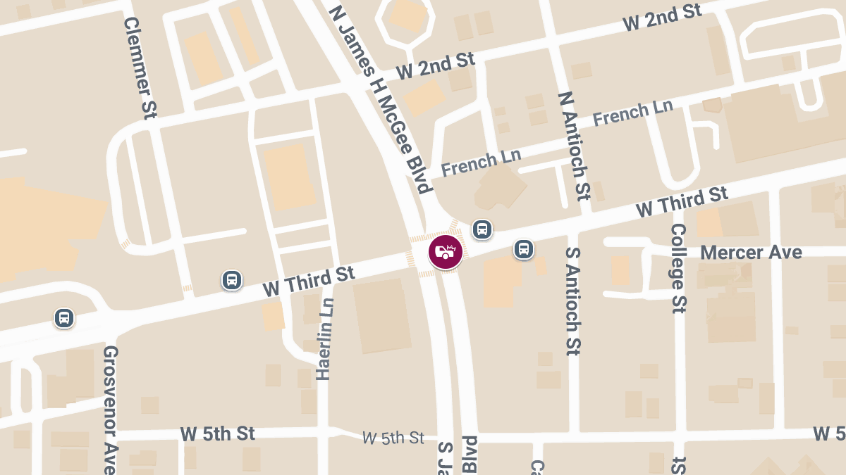 Injury Accident at James H McGee Blvd & W Third St