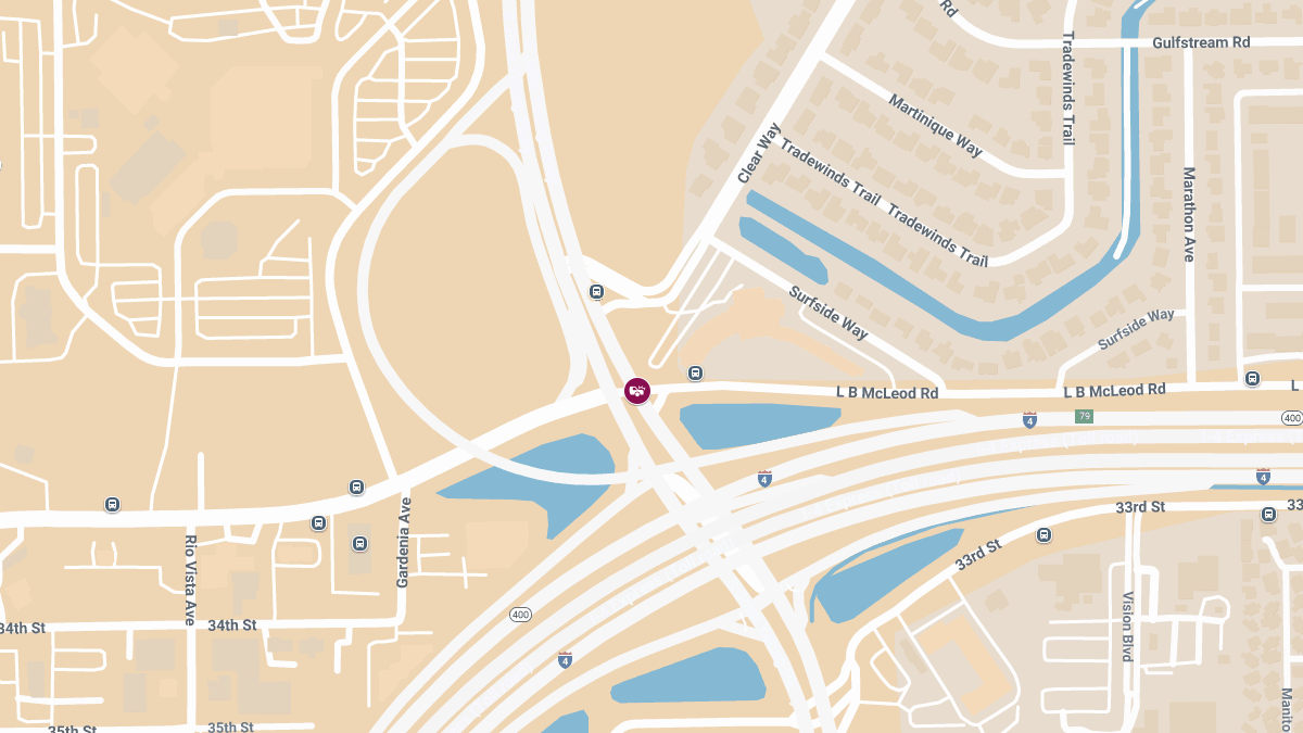 Injury Accident on L B McLeod Rd