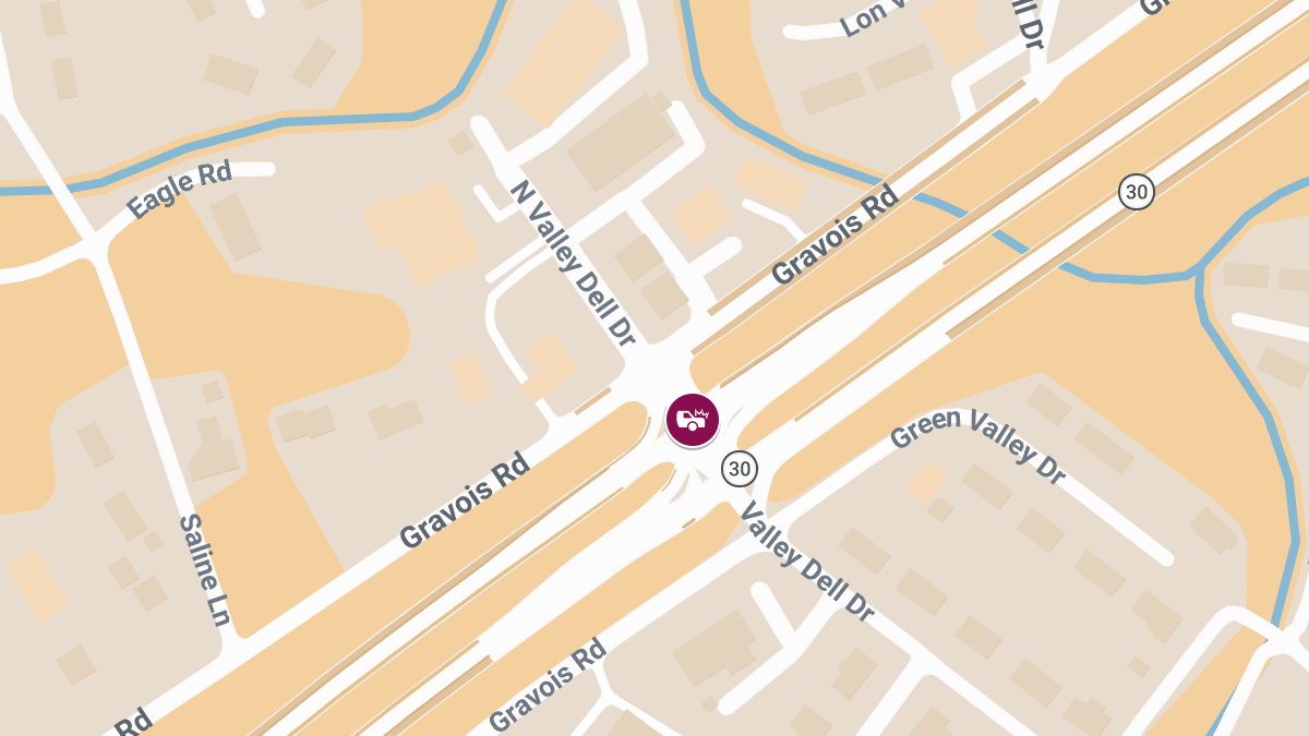 Injury Accident at MO 30 & Valley Dell Dr
