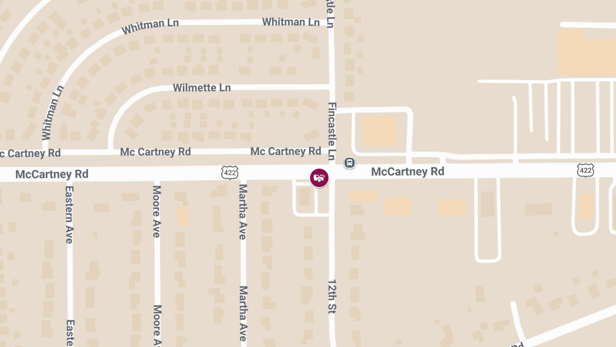 Injury Accident at McCartney Rd & 12th St