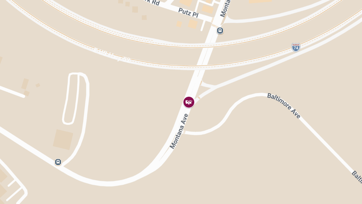 Injury Accident at Montana Ave and Baltimore Ave