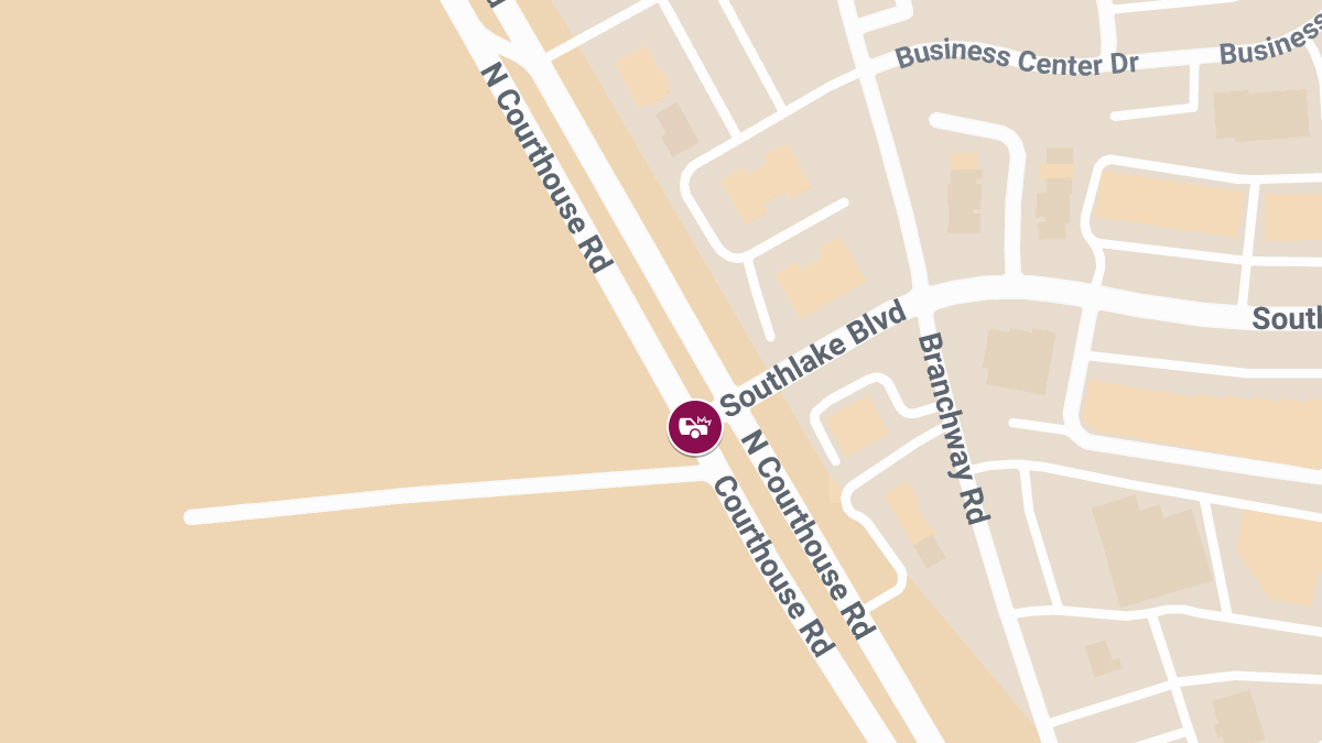 Injury Accident at N Courthouse Rd & Southlake Blvd