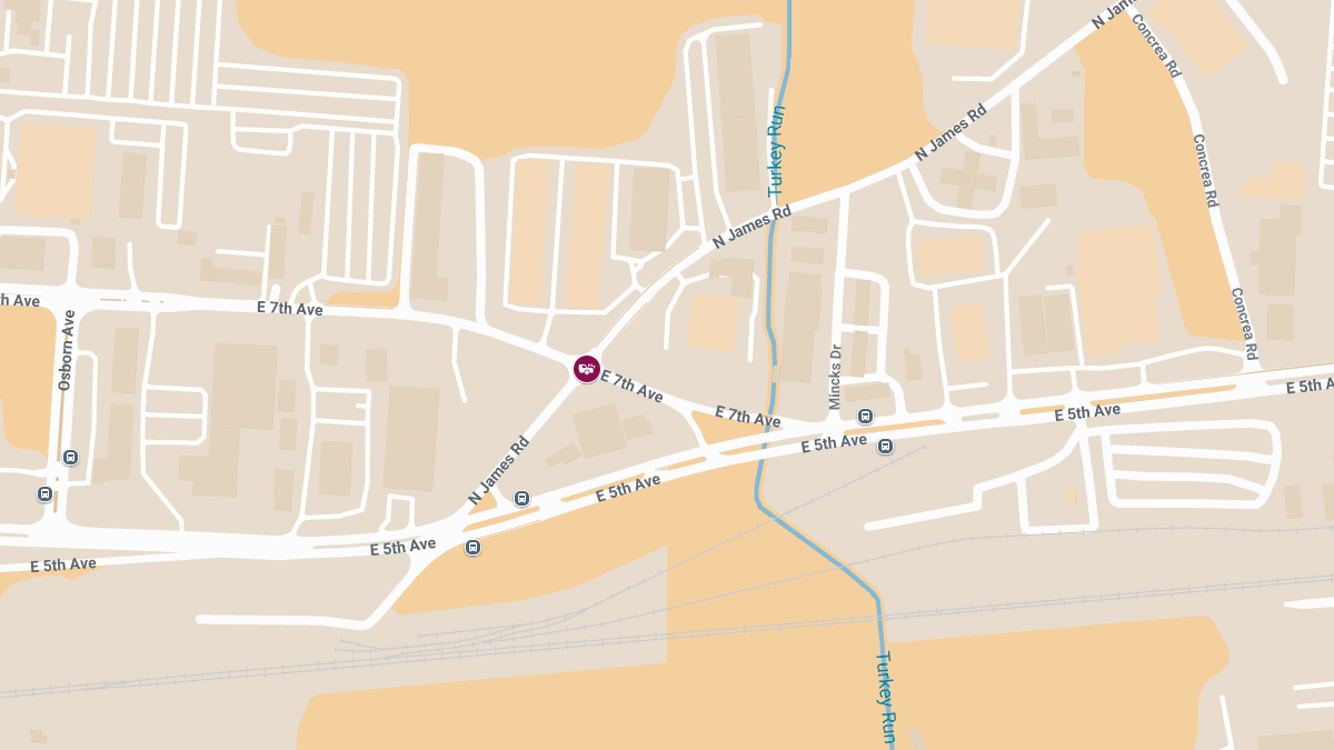 Injury Accident at N James Rd & E 7th Ave