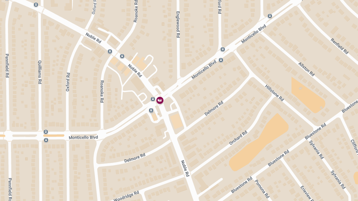 Injury Accident at Noble Rd & Monticello Blvd