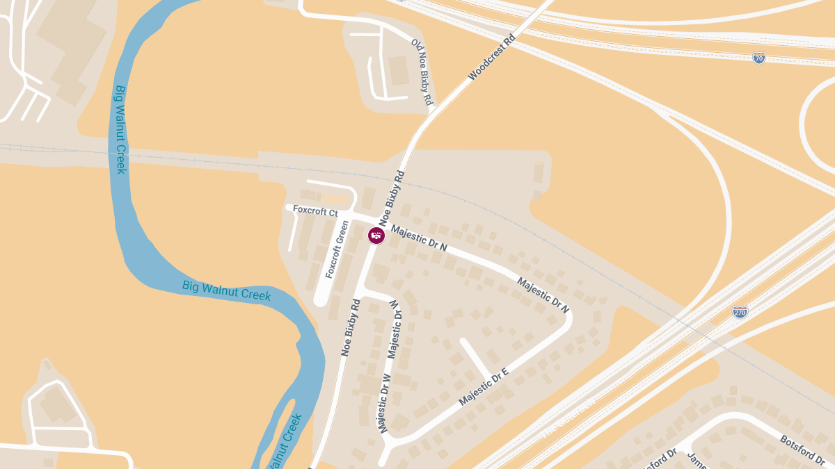Injury Accident at Noe Bixby Rd & Foxcroft Ct