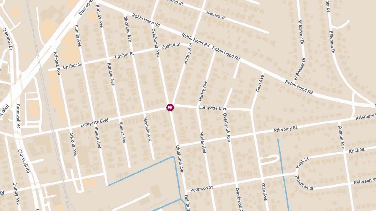 Injury Accident at Oklahoma Ave & Lafayette Blvd