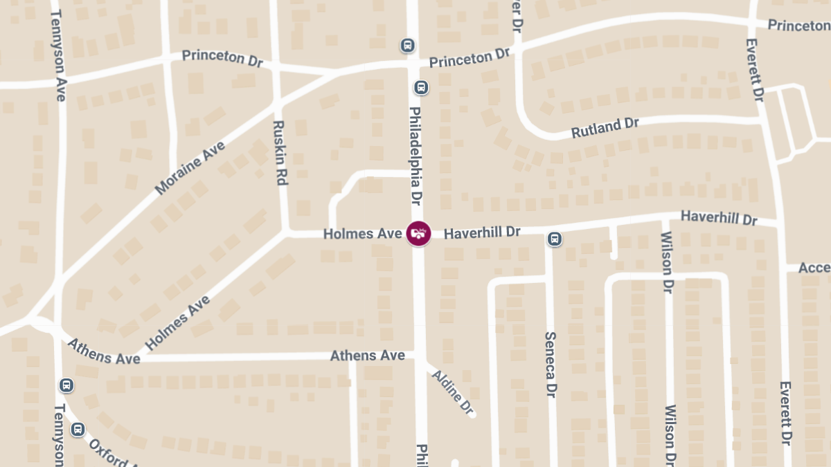 Injury Accident at Philadelphia Dr and Holmes Ave