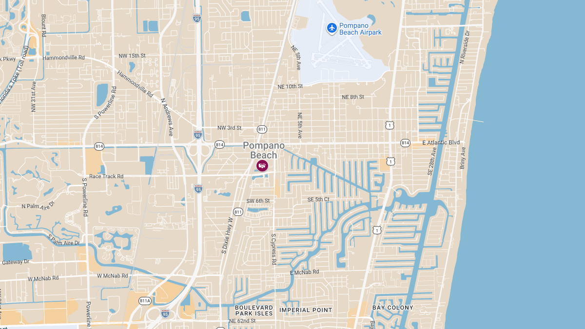 Injury Accident at Pompano Beach intersection