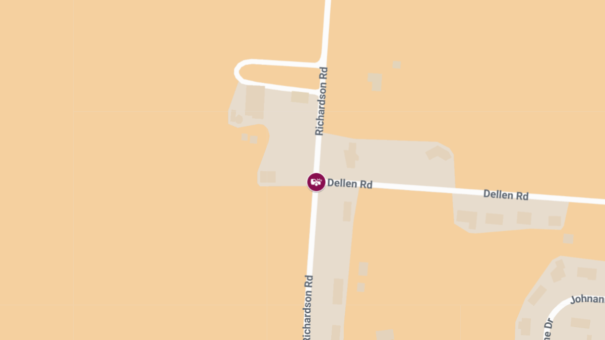 Injury Accident at Richardson Rd & Dellen Rd