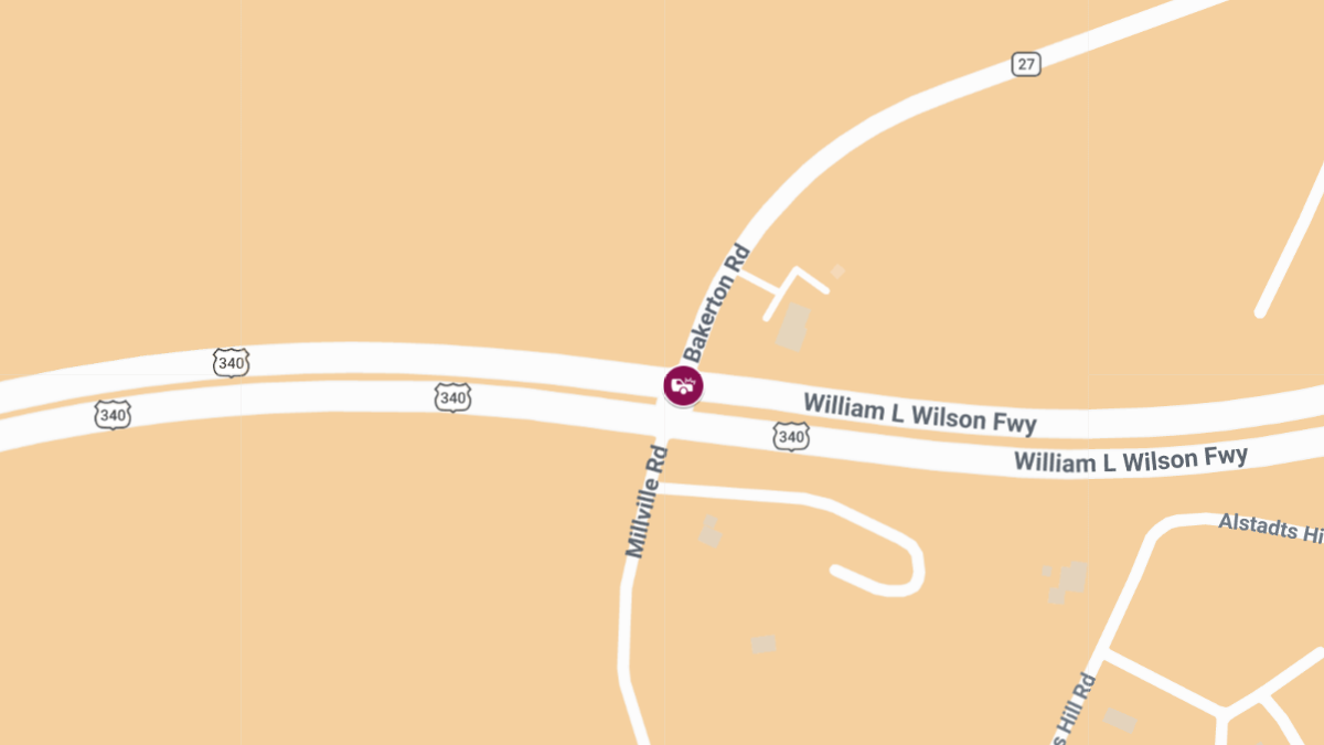 Injury Accident at Rt 340 & Bakerton Rd