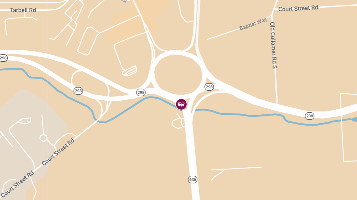 Injury Accident at Thompson Rd & State Hwy 298