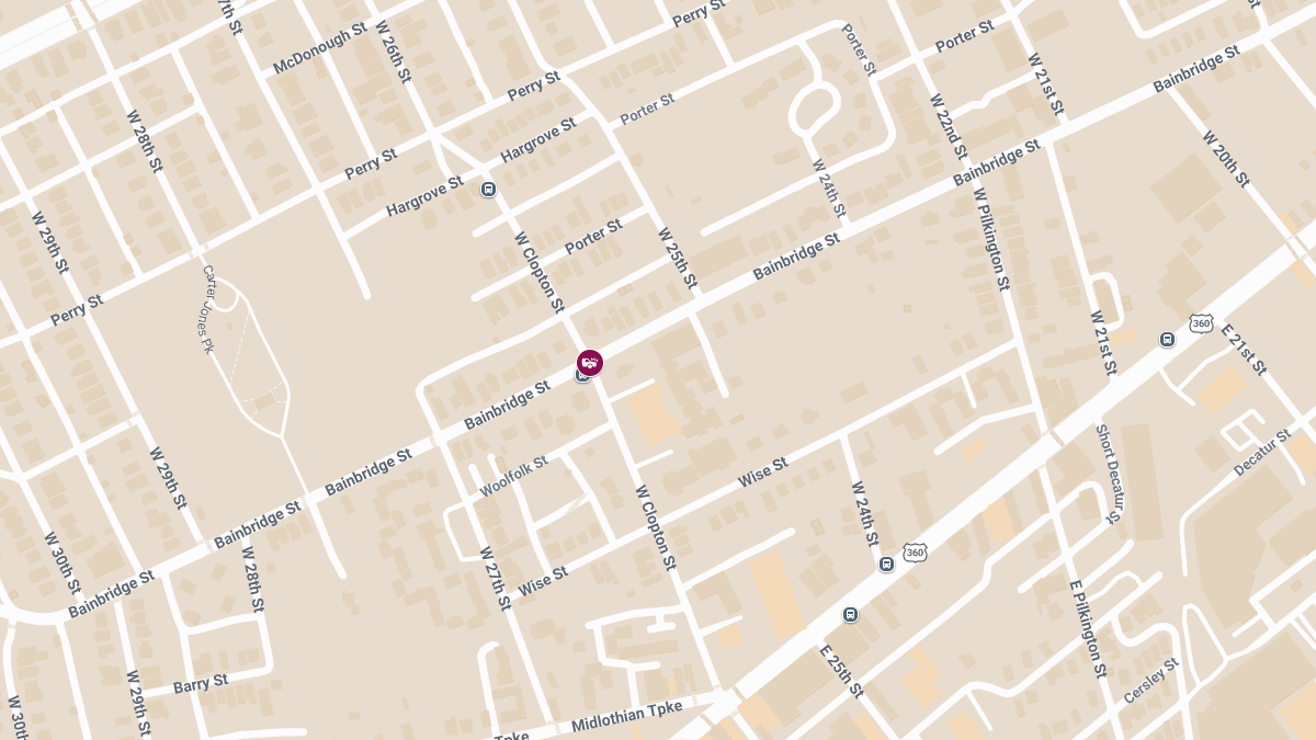 Injury Accident at W Clopton St & Bainbridge St