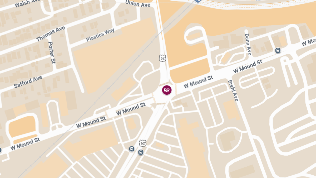 Injury Accident at W Mound St & S Central Ave