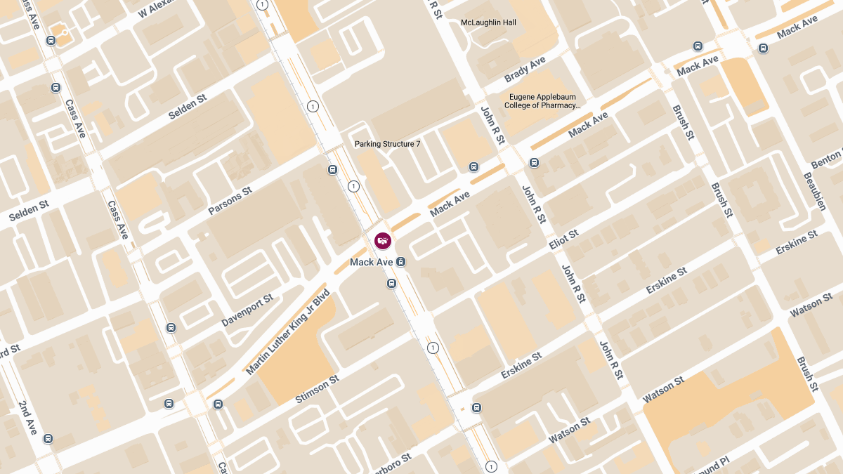 Injury Accident at Woodward Ave & Mack Ave