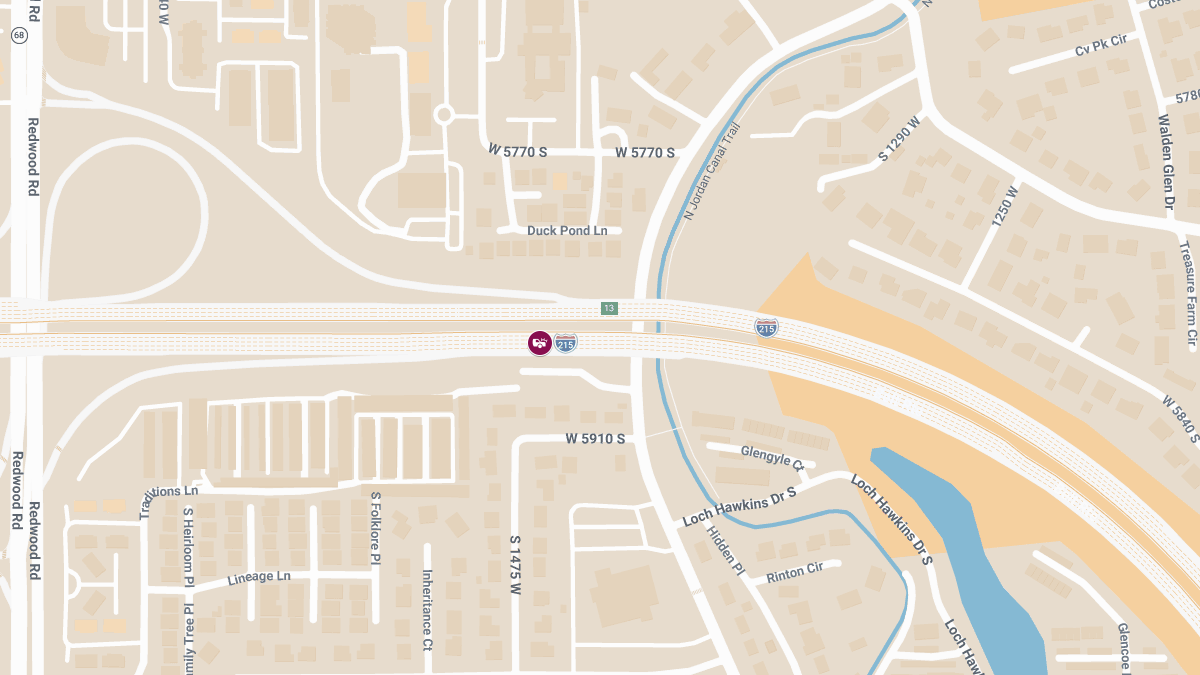 Injury Accident on I-215 Near 6200 South