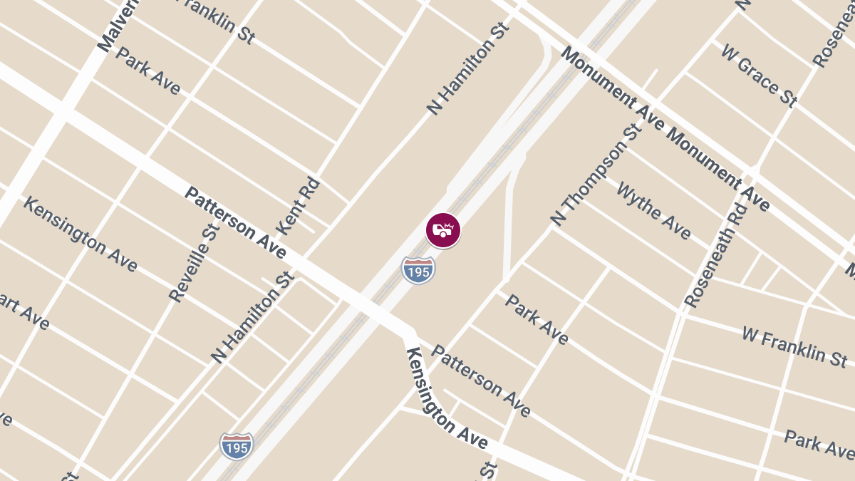 Injury Accident on I195 NB