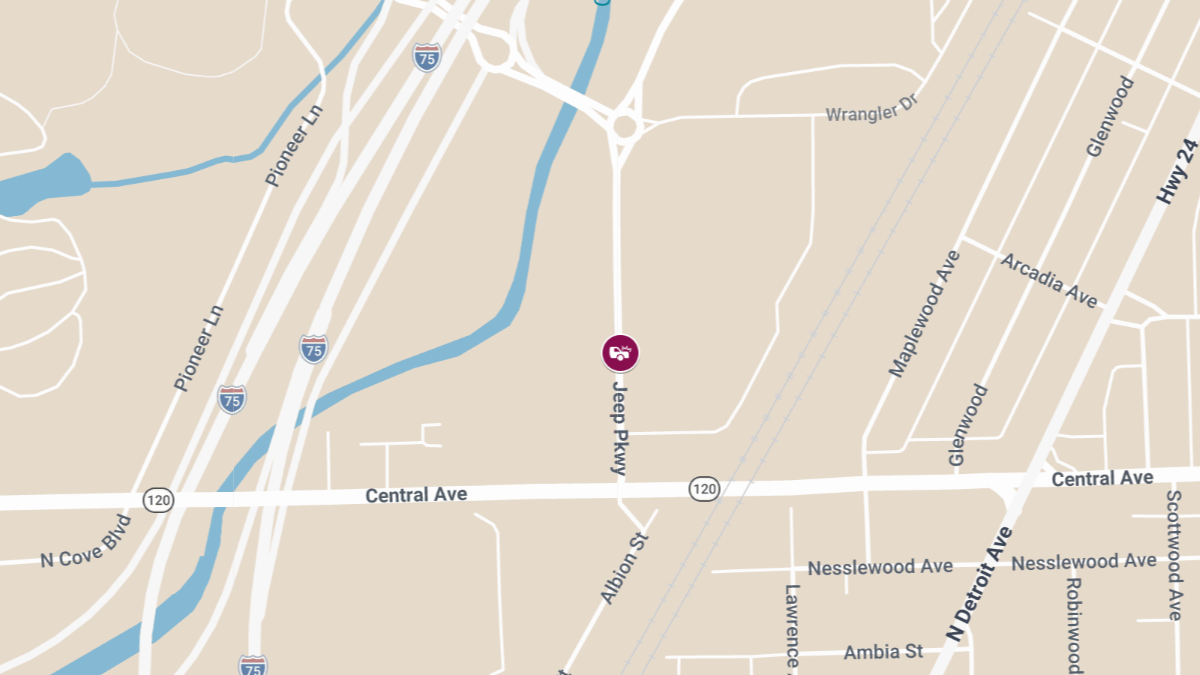 Injury Accident on Jeep Pkwy to I-75 S