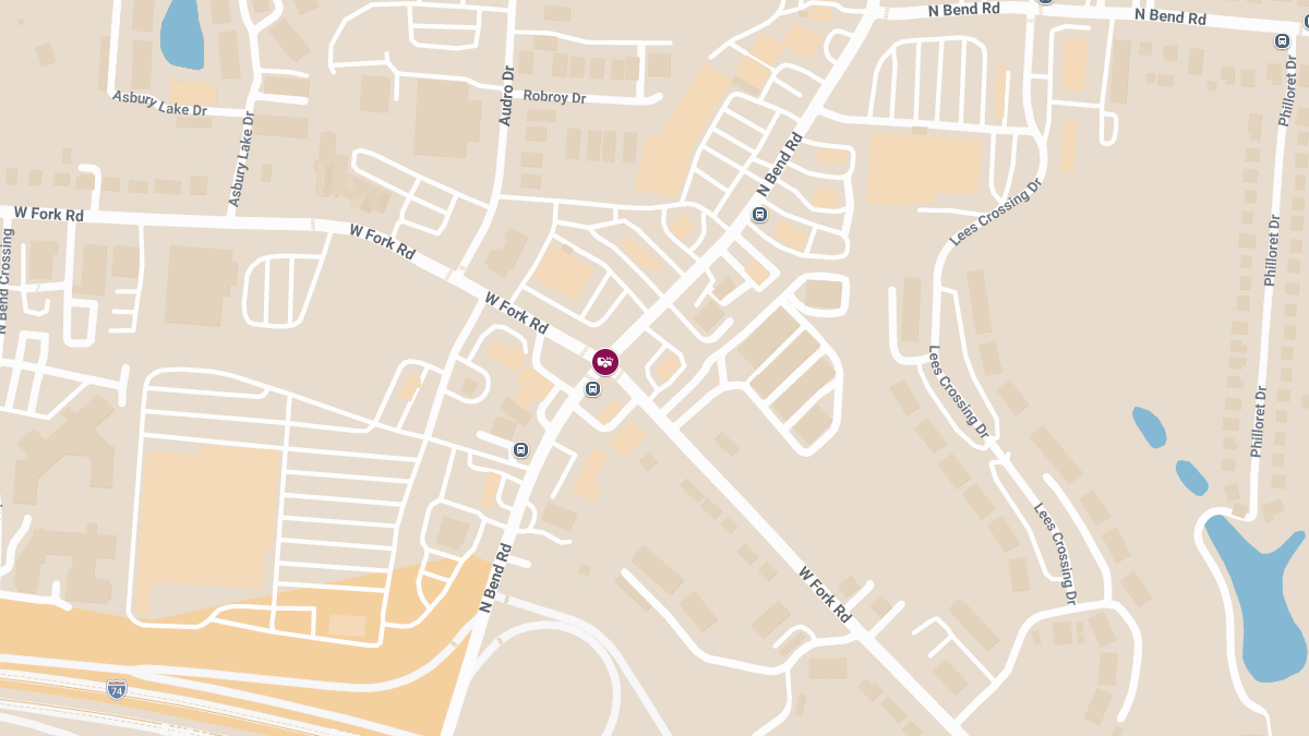 Injury Accident on N Bend Rd at West Fork Rd