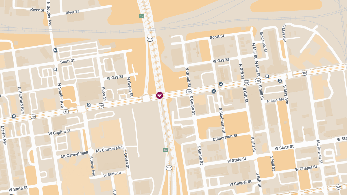 Injury Accident on OH-315 S at W Broad St