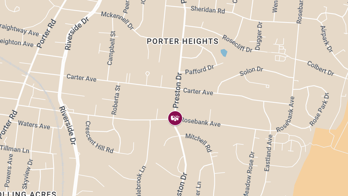 Injury Accident on Preston Dr