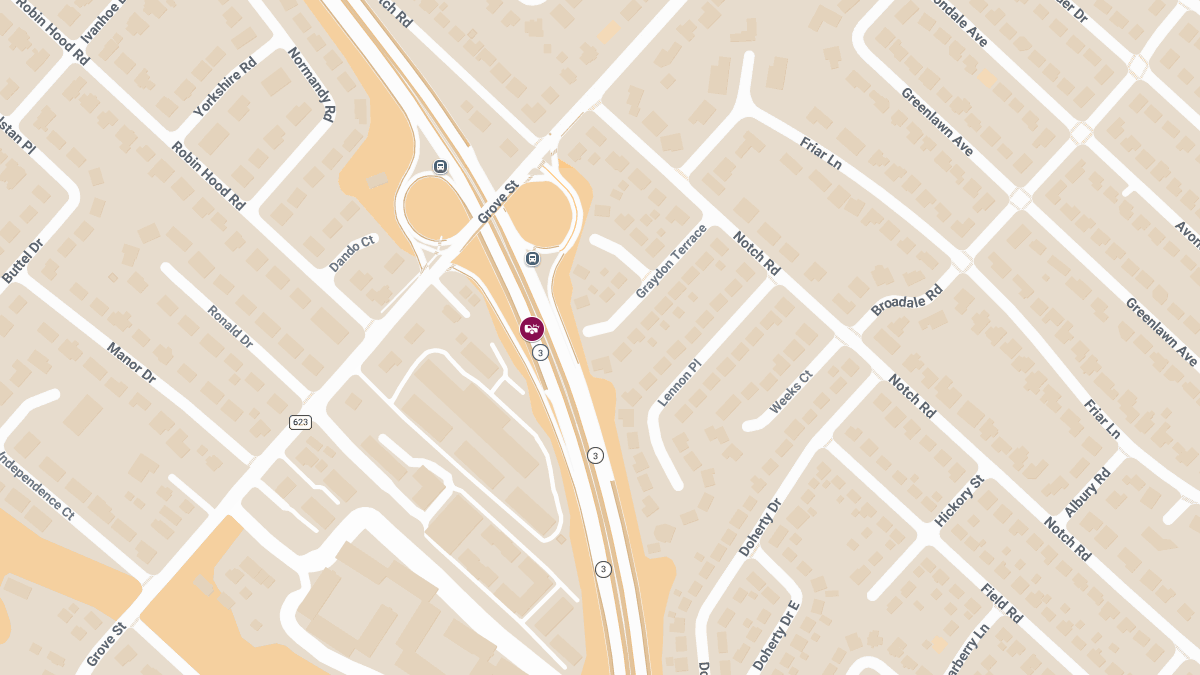 Injury Accident on Rte 3 E near Grove St