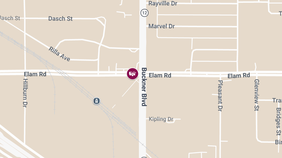 Injury Accident on S Buckner Blvd at Elam Rd