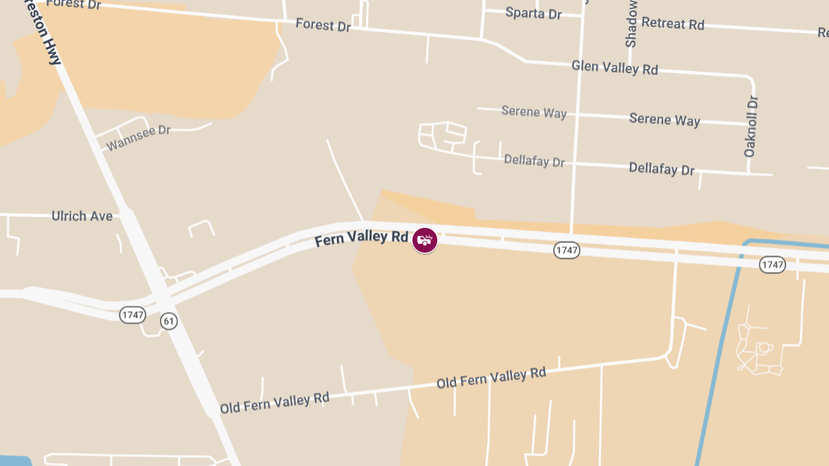 Injury Collision Reported on Fern Valley Rd