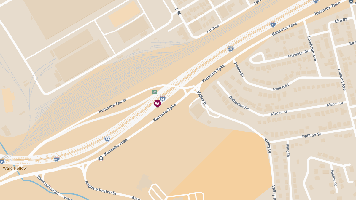 Injury Collision Reported on I-64 East Near Mile Marker 55