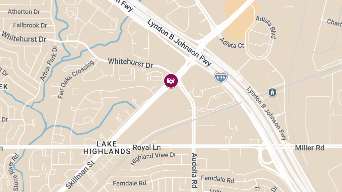 Injury Collision Skillman St & Audelia Rd