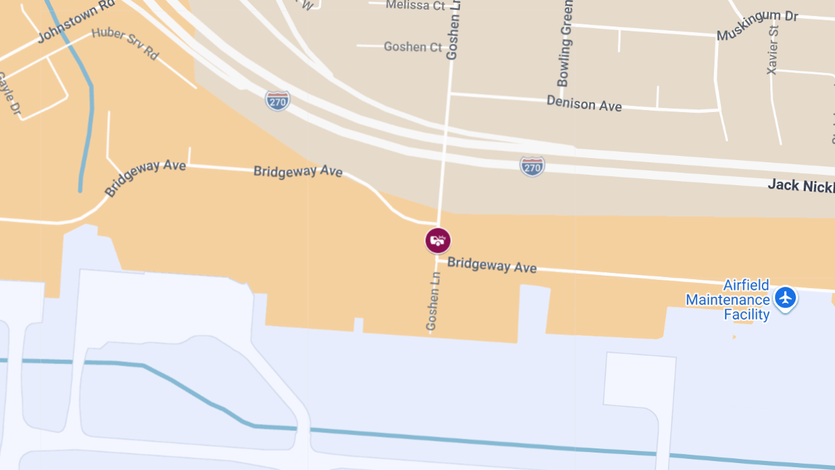 Injury Collision at Bridgeway Ave & Goshen Ln