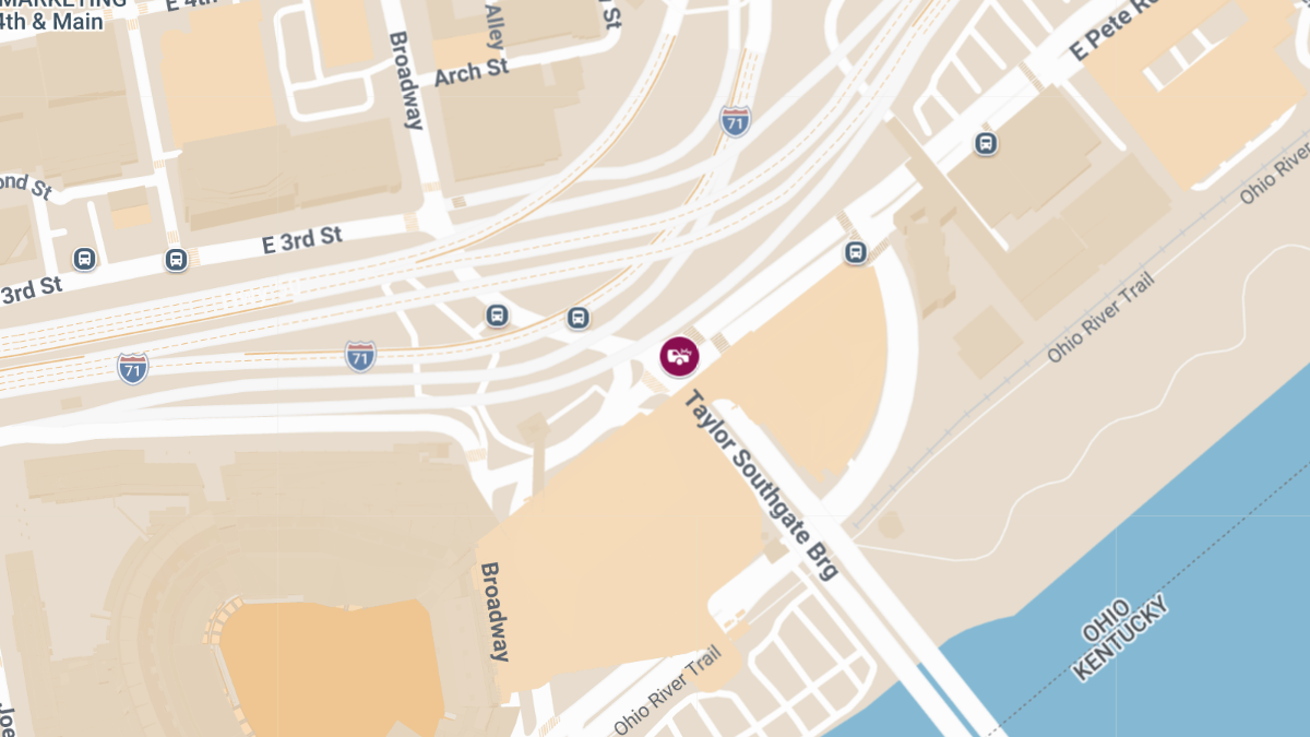 Injury Collision at Broadway and E Pete Rose Way