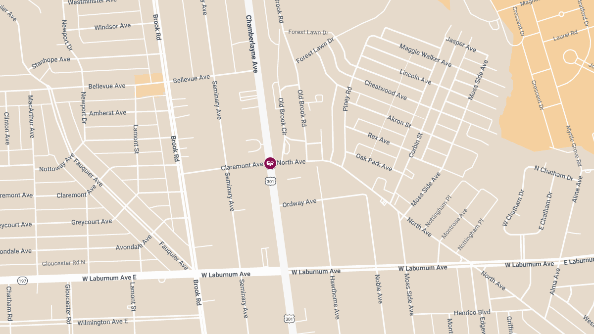 Injury Collision at Chamberlayne Ave and North Ave