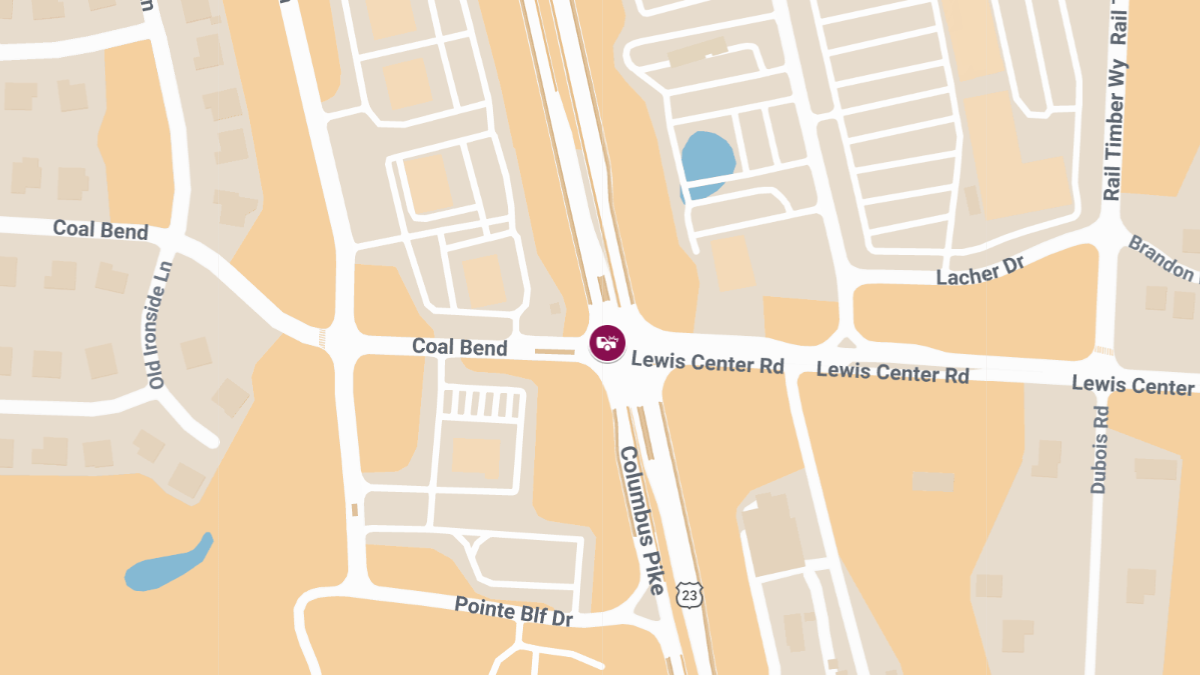 Injury Collision at Coal Bnd and Columbus Pike