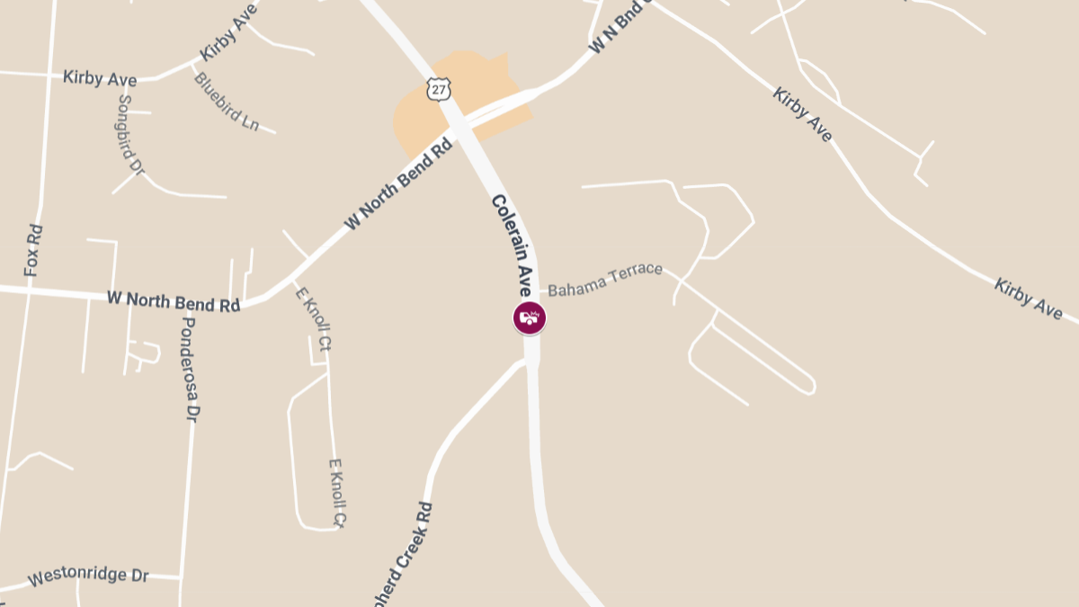 Injury Collision at Colerain Ave & Bahama Ter