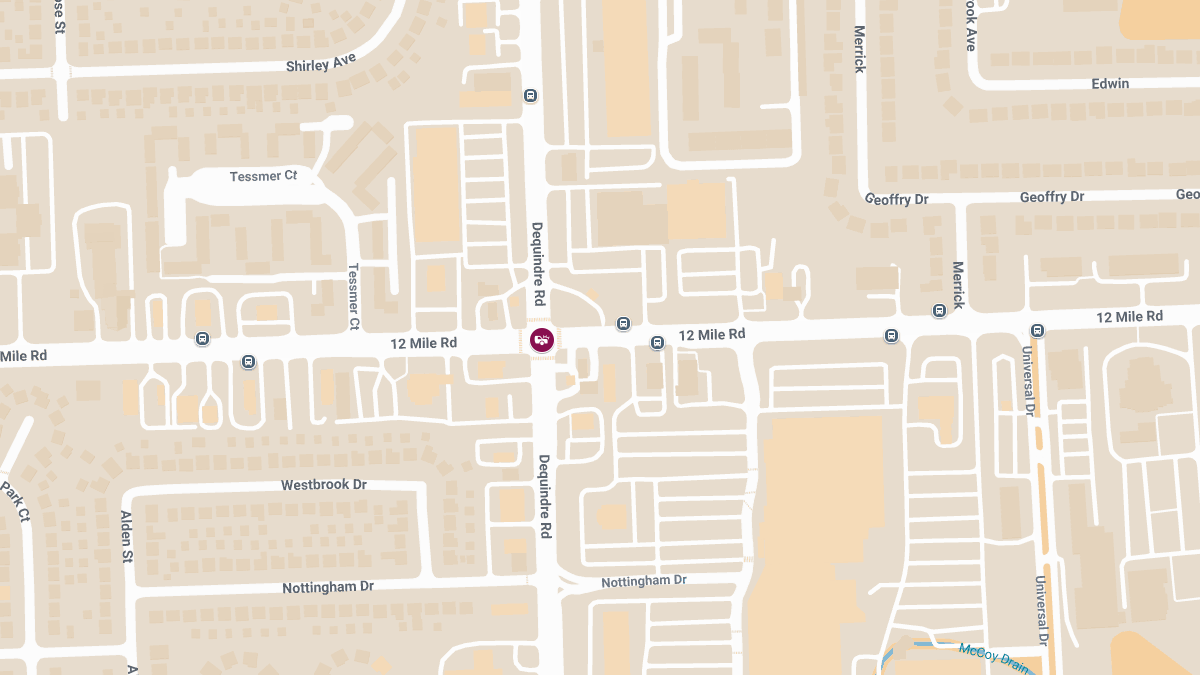 Injury Collision at Dequindre Rd & 12 Mile Rd