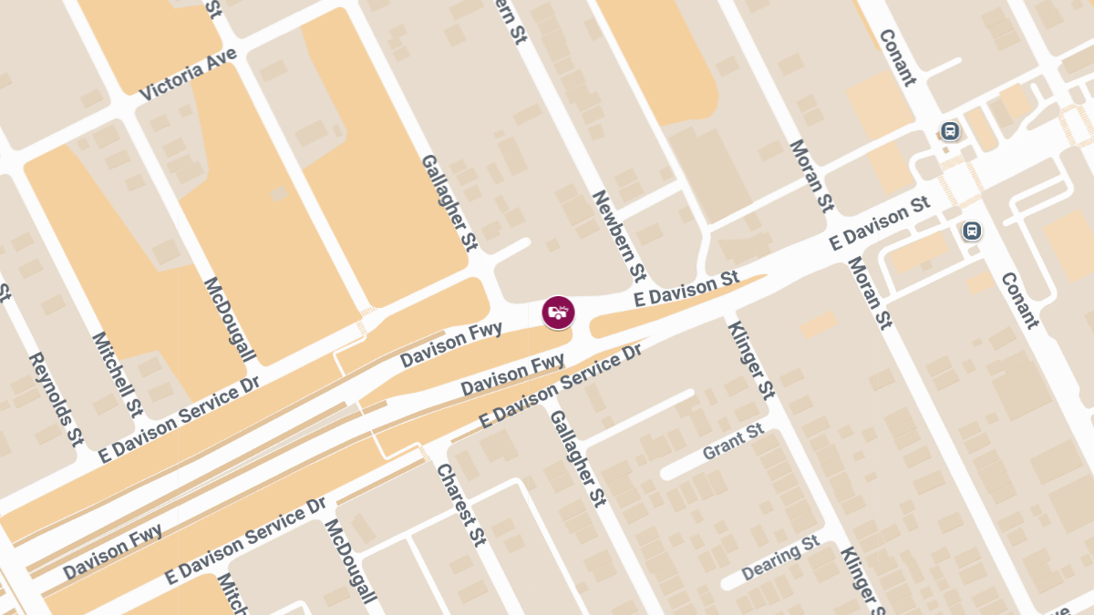 Injury Collision at E Davison St & Gallagher St